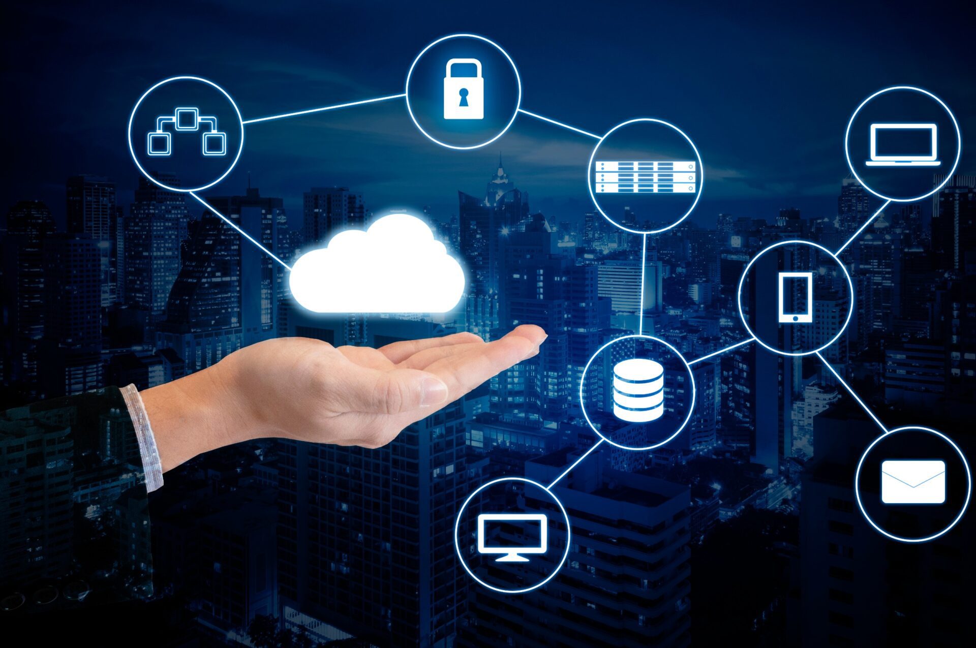 Double exposure hand of professional businessman connected internet and wireless network with his smart phone and city of business background in business trading and technology concept Double exposure hand of professional businessman connected internet and wireless network with his smart phone and city of business background in business trading and technology concept